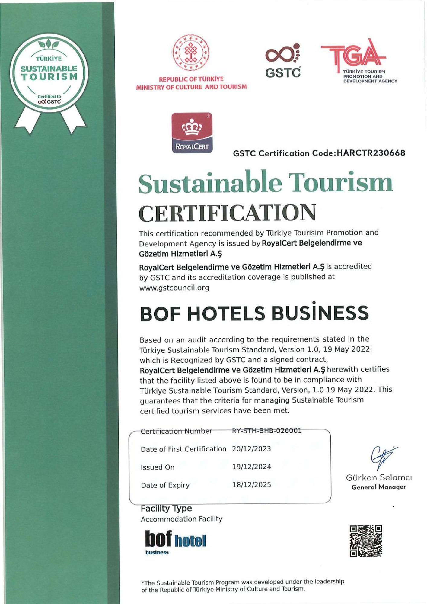 Bof Hotels Business Κωνσταντινούπολη Εξωτερικό φωτογραφία